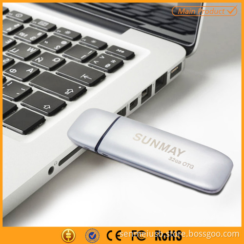 High Performance Metal OTG USB 3.0 Flash Drive 64GB for Android Mobile Devices